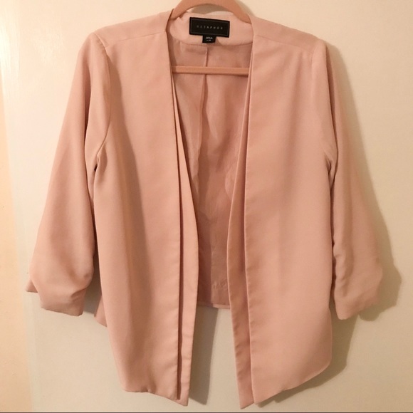Modern Peach Cardigan - Picture 2 of 2